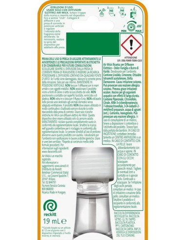 Air Wick Deodorante Ricarica Diffusore Elettrico 19ml - Vaniglia E Karite'